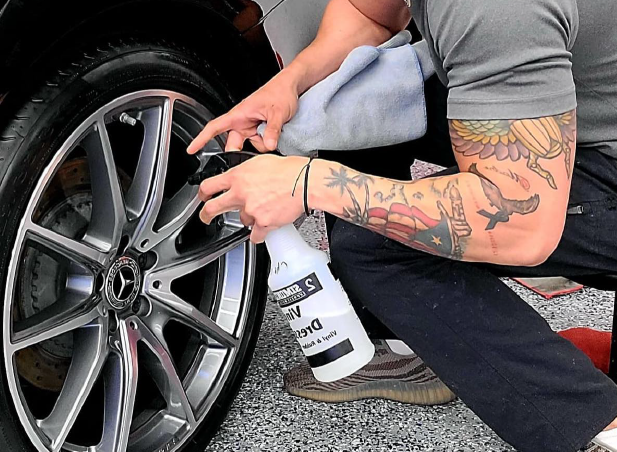 ceramic coating on mercedes tire